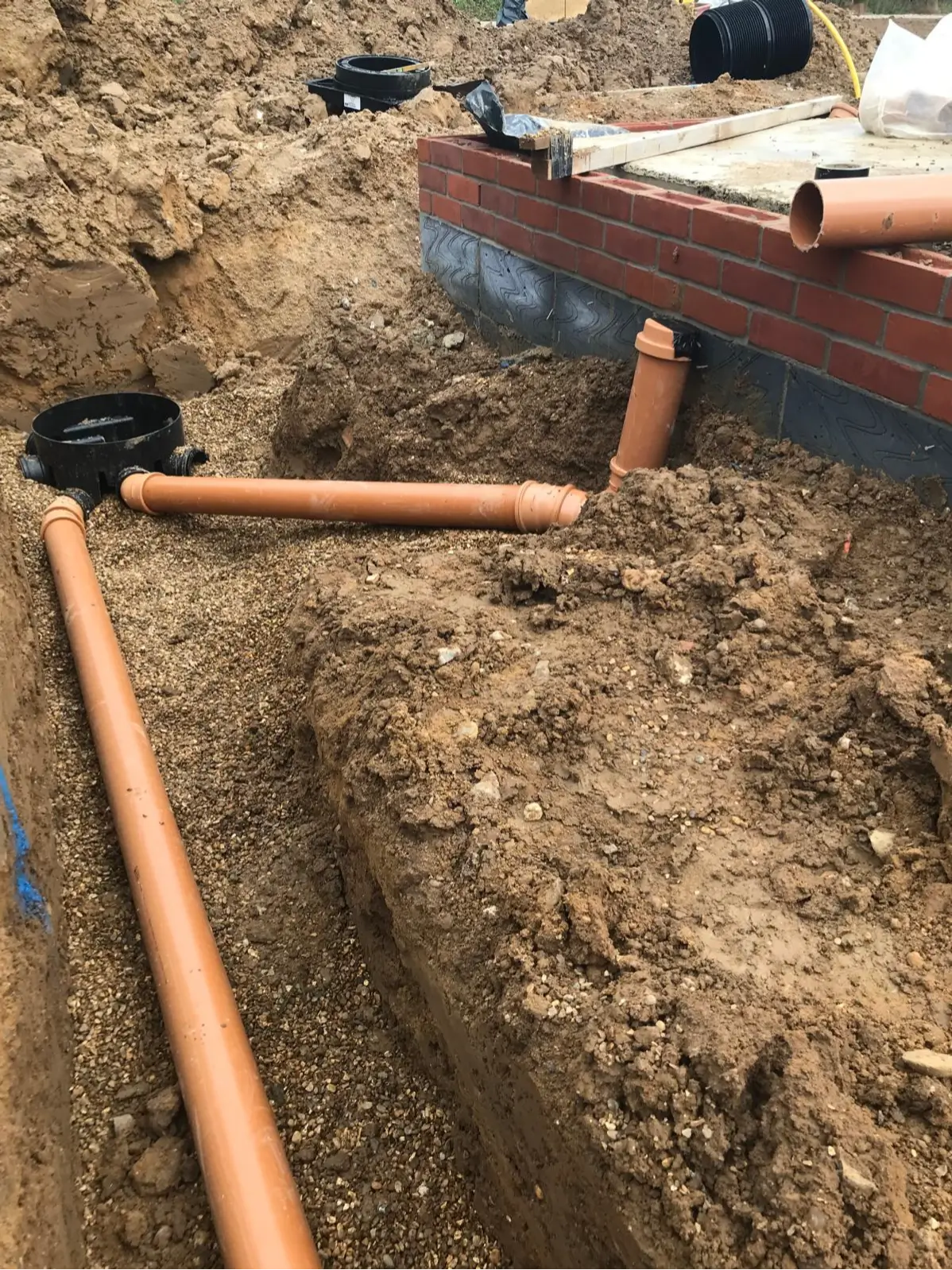 commercial drainage groundworks Norwich Norfolk groundworks